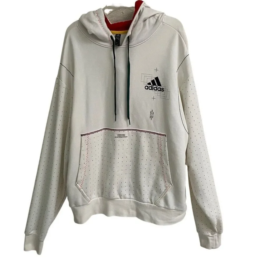 Adidas Original Unite Fit Football Hoodie   Jogger Set unisex L/XL white‎ READ